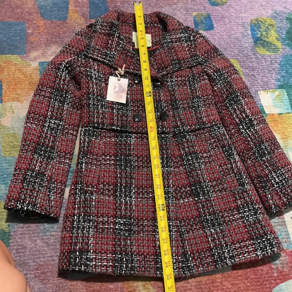 Jessica Simpson - Red/Black Plaid Coat - NWT - Picture 4 of 10